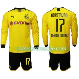 Borussia Dortmund Dres Sergio Gomez 17 Dječji Domaći 2019/2020 Dugim Rukavima